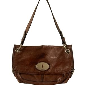 Fossil Leather Shoulder Bag
